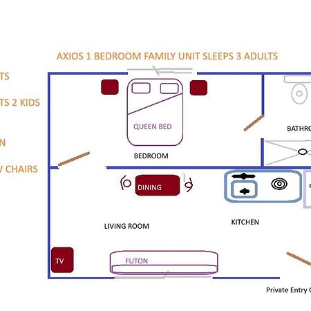 Axios Sun Apartments เคย์คอล์กเกอร์ ภายนอก รูปภาพ